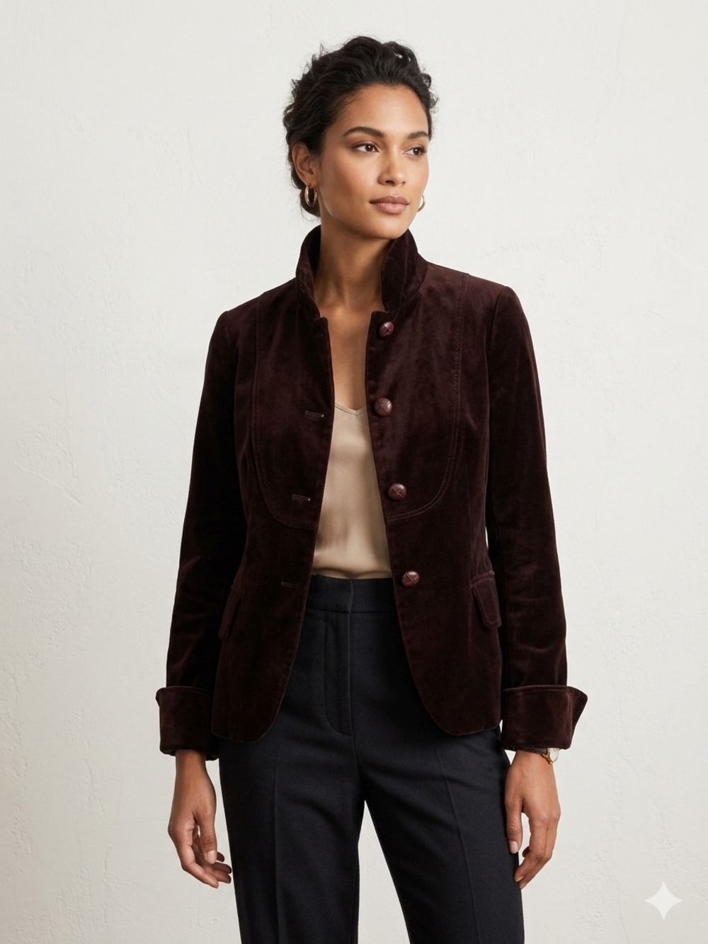J. Crew Vintage 2007 Velvet Bella Blazer 6 8 - Picture 3 of 8